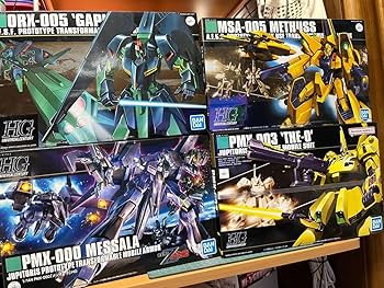 MG ジ・オ ジ・O　HG アッシマー HG ギャプラン HG メッサーラ Amazon.co.jp: HG ギャプラン メッサーラ メタス ジ O 品 4機